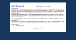 Desktop Screenshot of mitrecruit.com